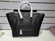 Ceiline Nano Luggage Bag In Drumed 168243DRU Calfskin Size: 20x20x10cm - 1