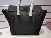 Ceiline Nano Luggage Bag In Drumed 168243DRU Calfskin Size: 20x20x10cm - 5