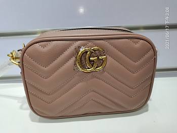 Gucci GG Marmont Small Matelassé Shoulder Bag 447632 