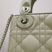 Lady Dior Matte Avocado Green M0538 Size 17cm - 6