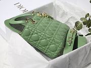 Lady Dior ABC In Green M8013 Size 20x16.5x8cm - 6