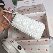 Lady Dior Lucky Badges White Size 20x17x9cm - 6