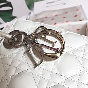 Lady Dior Lucky Badges White Size 20x17x9cm - 4