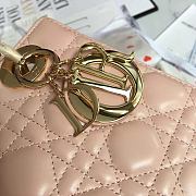 Lady Dior Lucky Badges Pink Size 20x17x9cm - 6