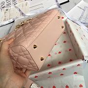 Lady Dior Lucky Badges Pink Size 20x17x9cm - 5