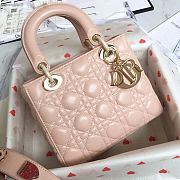 Lady Dior Lucky Badges Pink Size 20x17x9cm - 2