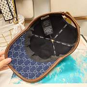Gucci Blue Canvas Hat - 6