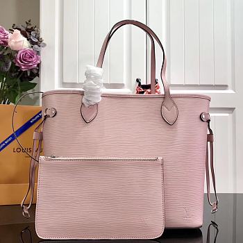 Louis Vuitton Neverfull Epi Leather In Pink M40932 Size 32x29x19 cm