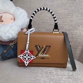 Lousi Vuitton Crafty Twist Epi Leather In Brown M56779 Size 23x17x9cm