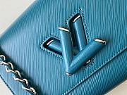 Louis Vuitton Crafty Twist Epi Leather Blue M50282 Size 23x17x9.5cm - 6