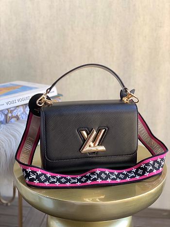 Louis Vuitton Twist Epi Leather In Black M57050 Size 23cm