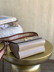 Louis Vuitton Twist Epi Leather In Grey M57050 Size 19x15x9cm - 2
