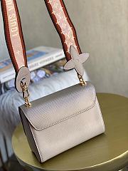 Louis Vuitton Twist Epi Leather In Grey M57050 Size 19x15x9cm - 4