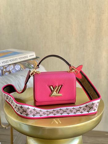 Louis Vuitton Twist Epi Leather In Pink M57050 Size 19x15x9cm