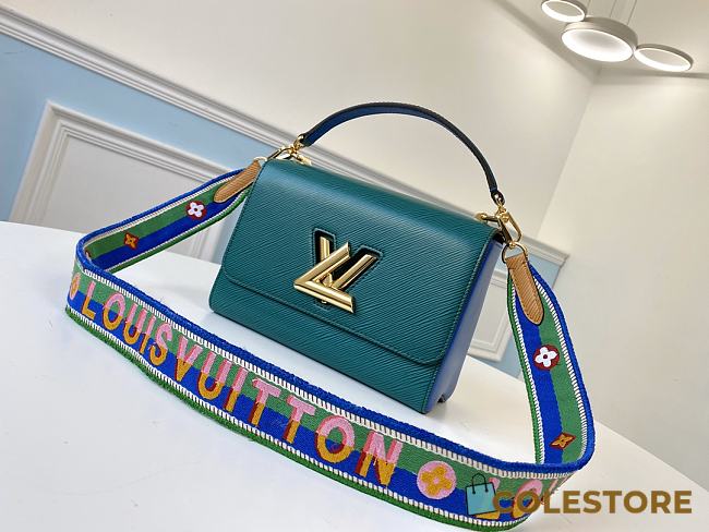 Louis Vuitton Twist  Shoulder Straps In Blue M55851 Style: 23x17x9.5cm - 1