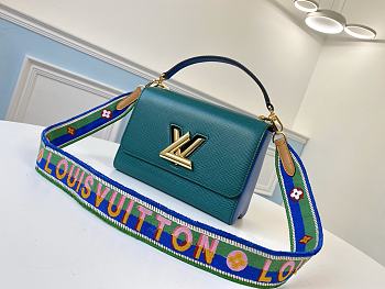 Louis Vuitton Twist  Shoulder Straps In Blue M55851 Style: 23x17x9.5cm
