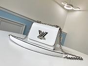 Louis Vuitton Twist Epi Leather In White M56372 Size 15.5x12.5x7.0cm - 1
