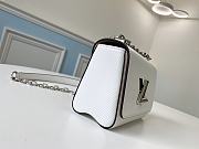 Louis Vuitton Twist Epi Leather In White M56372 Size 15.5x12.5x7.0cm - 4