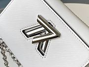 Louis Vuitton Twist Epi Leather In White M56372 Size 15.5x12.5x7.0cm - 2