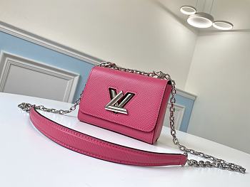 Louis Vuitton Twist Epi Leather In Pink M56372 Size 15.5x12.5x7.0cm