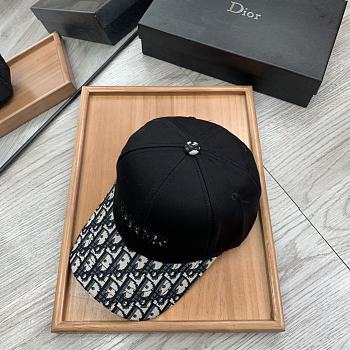 Dior Canvas Hat Black 
