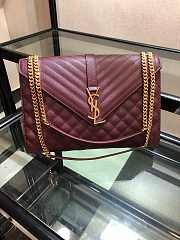 YSL Envelope In White Size 31x21x8cm  - 1