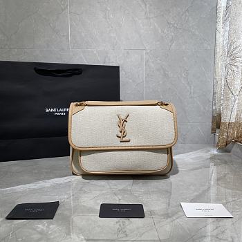 YSL Niki Lambskin 533037 Size 22x16.5x7.5cm