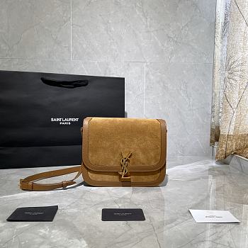 YSL Solferino Velvet 635025 Size 22x18x5cm
