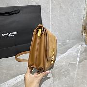 YSL Solferino Velvet 635025 Size 22x18x5cm - 5