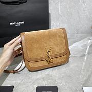 YSL Solferino Velvet 635025 Size 22x18x5cm - 3