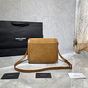 YSL Solferino Velvet 635025 Size 22x18x5cm - 2