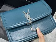 YSL Solferino Box Turquoise Green Original Leather 634305 Size 23x16x6cm - 6