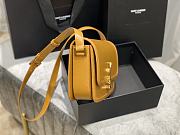 YSL Solferino Box Caramel Original Leather 634305 Size 23x16x6cm - 6