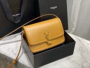 YSL Solferino Box Caramel Original Leather 634305 Size 23x16x6cm - 5