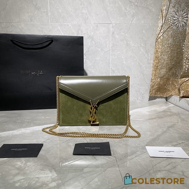 YSL Cassandra Caviar Cownhide 532750 Size 22x16.5x5.5cm - 1
