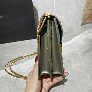 YSL Cassandra Caviar Cownhide 532750 Size 22x16.5x5.5cm - 5