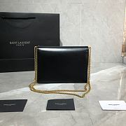 YSL Cassandra Caviar Cownhide Black 532750 Size 22x16.5x5.5cm - 3