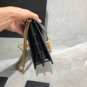 YSL Cassandra Caviar Cownhide Black 532750 Size 22x16.5x5.5cm - 2