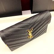YSL Envelope Caviar Leather 393953 19cm - 5