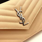 YSL Cassandra Caviar Cownhide Beige 532750 Size 22x16.5x5.5cm - 6