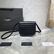 YSL Kaia Small Caflskin Black 619740 Size 18x15.5x5.5cm - 6