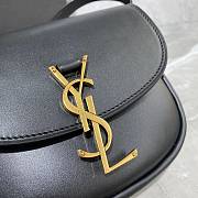 YSL Kaia Small Caflskin Black 619740 Size 18x15.5x5.5cm - 2