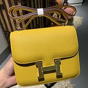 Hermes Constance Bag Amber Yellow - 1