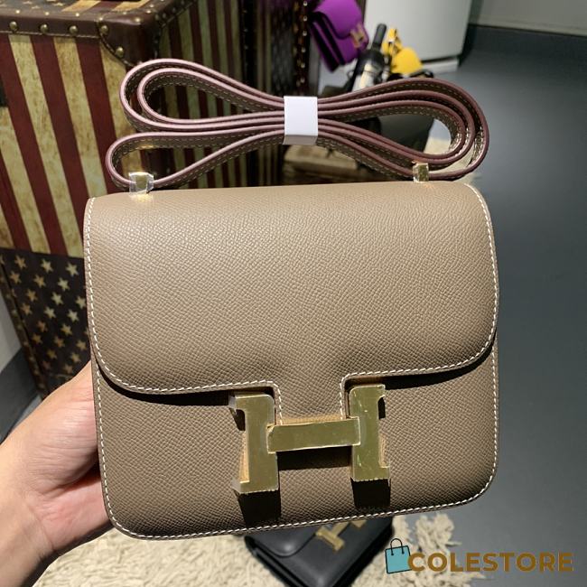 Hermes Constance Bag Grey - 1