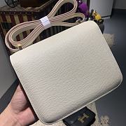 Hermes Constance Bag Milkshake White  - 6