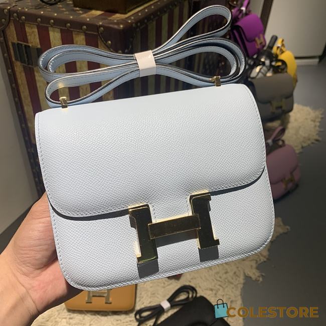Hermes Constance Bag Haze Blue - 1