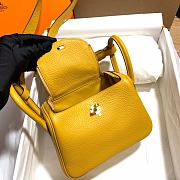 Hermes Mini Lindy Bag Yellow - 2