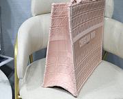 Dior Book Tote Beige Cannage Emdroidery M1286 Size 41.5x32x5cm. - 3