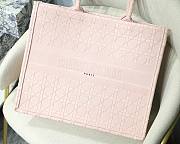 Dior Book Tote Beige Cannage Emdroidery M1286 Size 41.5x32x5cm. - 6