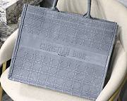 Dior Book Tote Blue Cannage Emdroidery M1286 Size 41.5x32x5cm. - 2